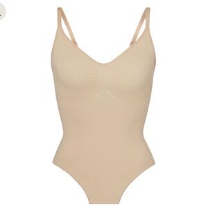 Skims Seamless Sculpt Thong Bodysuit - Mica